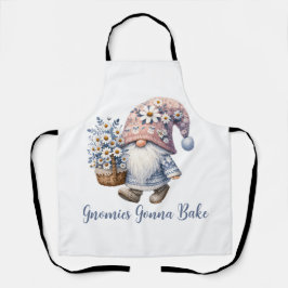 Personalisierter Gartenzwerg Daisy Cute Fun Schürze