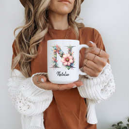 Personalisierter Geburtsmonats-Blumenbecher für Sc Kaffeetasse