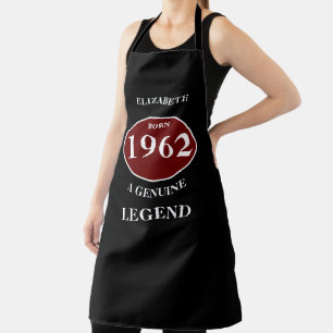 Personalisierter Geburtstag Add Name Year Geborene Schürze