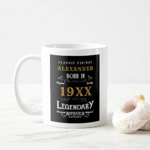 Personalisierter Geburtstag Bester Vater je Legend Kaffeetasse