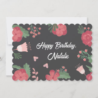 Personalisierter Geburtstag Einladung