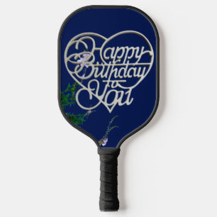 Personalisierter Geburtstag für Sie Pickleball Pad Pickleball Schläger