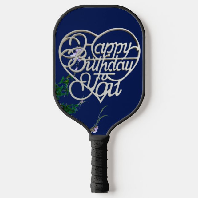 Personalisierter Geburtstag für Sie Pickleball Pad Pickleball Schläger (Vorderseite)