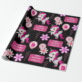 Personalisierter Geburtstag Geschenkpapier