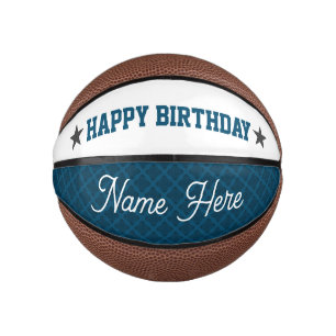 PERSONALISIERTER GEBURTSTAG MINI BASKETBALL