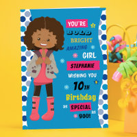 Personalisierter Geburtstag - Multikulturelle Girl