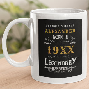 Personalisierter Geburtstag Name Legendärer Vater  Jumbo-Tasse