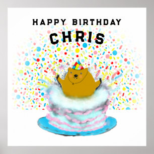 personalisierter Geburtstag Poster