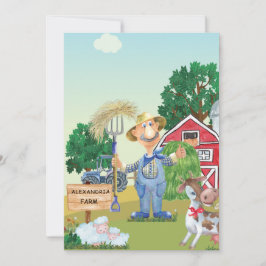 Personalisierter Geburtstag von MacDonald Einladung