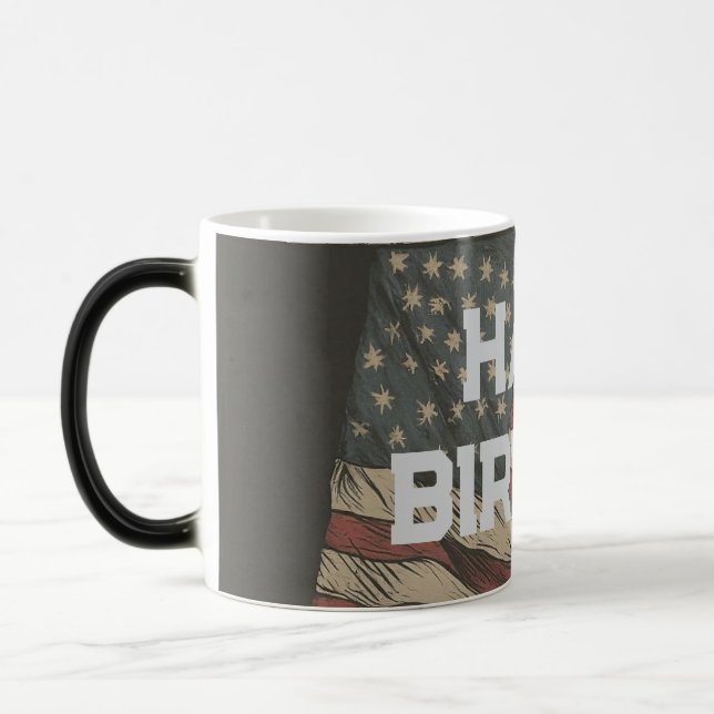 Personalisierter Geburtstag wünscht Tasse einzigar (Links)