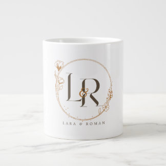 Personalisierter Geburtstags-Blumentumbler mit Nam Jumbo-Tasse