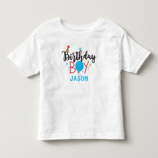 Personalisierter Geburtstagskind Kleinkind T-shirt