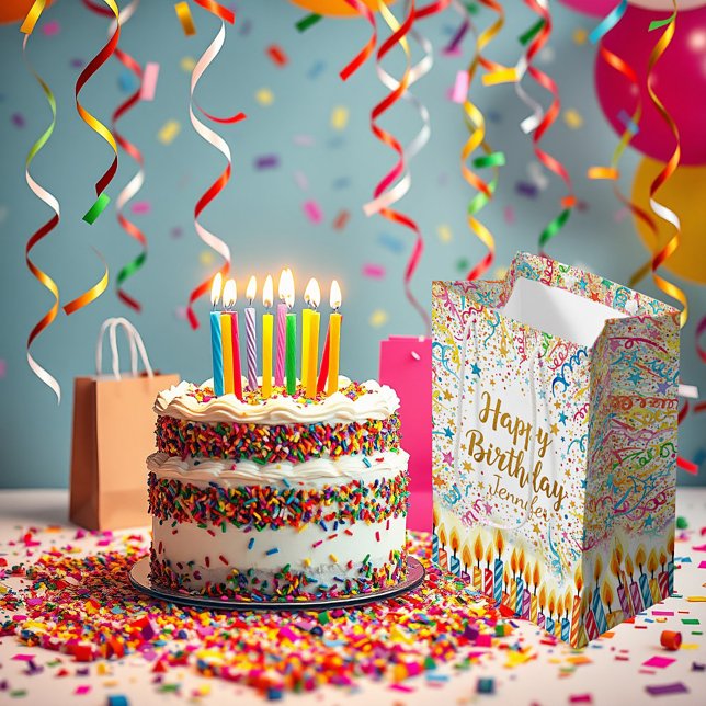 Personalisierter Geburtstagspass Mittlere Geschenktüte (Von Creator hochgeladen)