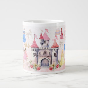 Personalisierter Geburtstagsprinzessinnen-Mug, Jumbo-Tasse