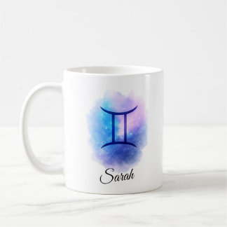 Personalisierter Gemini-Tasse-Geschenk zum Geburts Kaffeetasse