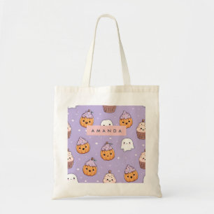 Personalisierter, gemütlicher Fall Halloween Pumpk Tragetasche