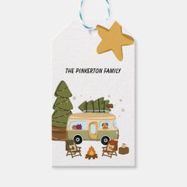 Personalisierter gemütlicher Weihnachts-Camper Geschenkanhänger