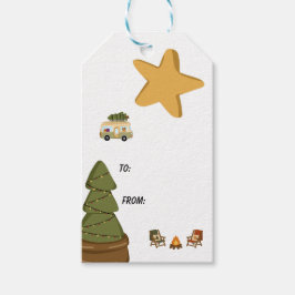 Personalisierter gemütlicher Weihnachts-Camper Geschenkanhänger