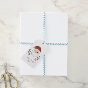 Personalisierter gemütlicher Weihnachtsmann Weihna Geschenkanhänger