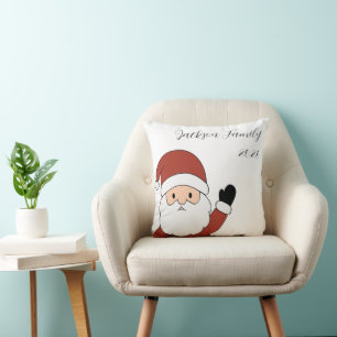 Personalisierter gemütlicher Weihnachtsmann Weihna Kissen