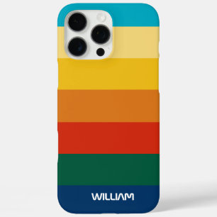Personalisierter geometrischer, pastenförmiger Ret iPhone 16 Pro Max Hülle