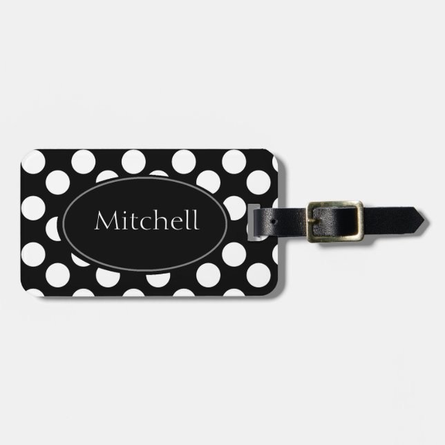 Personalisierter Gepäckanhänger (Vorderseite horizontal)