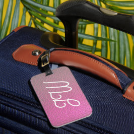 Personalisierter Gepäckträger Gepäckanhänger
