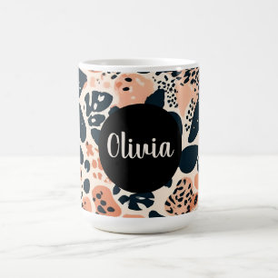 Personalisierter Gepard Leopard Animal Print Kaffeetasse