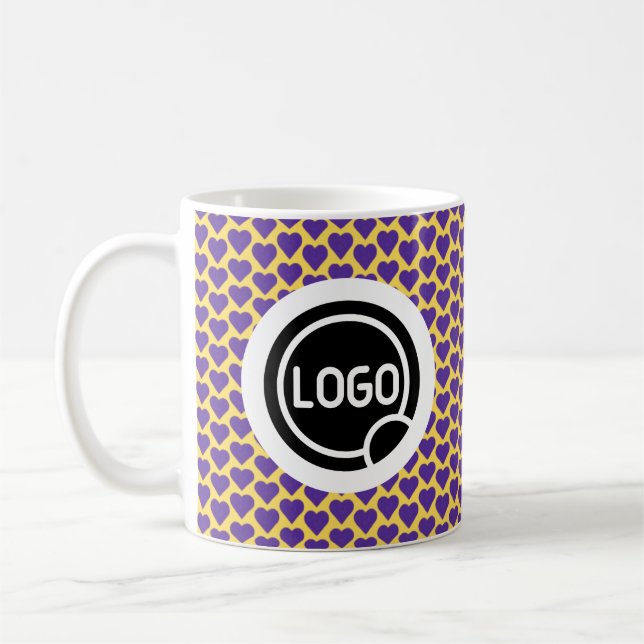 Personalisierter Geschäftskaffee  Kaffeetasse (Links)