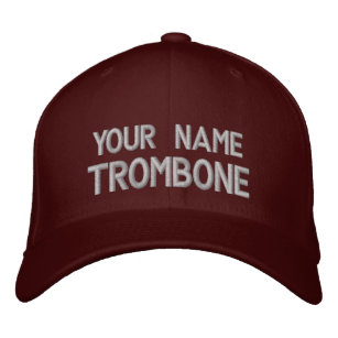 Personalisierter gestickter Trombone-Hut Bestickte Baseballkappe