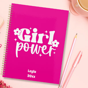 Personalisierter Girl Power Jahresplaner Planer