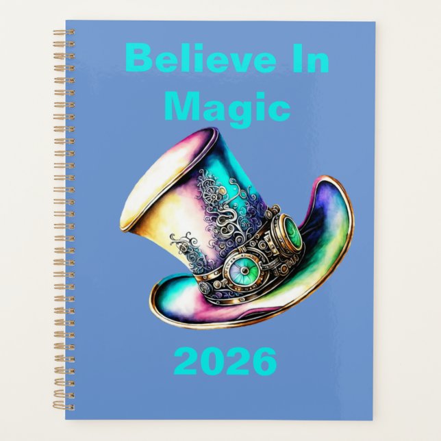 Personalisierter „Glaube an Magie“ 2026 Planer (Vorderseite)
