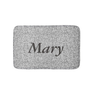 Personalisierter Glitzer Bath Mat Badematte