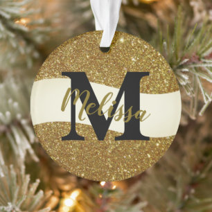 Personalisierter Glitzer Ornament