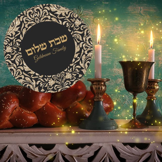 Personalisierter Glitzer Runder Aufkleber (Von Creator hochgeladen)