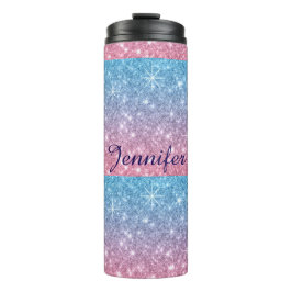 PERSONALISIERTER GLITZER STYLE TUMBLER THERMOSBECHER