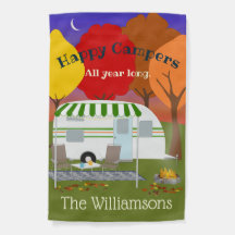 Personalisierter glücklicher Camper Fall