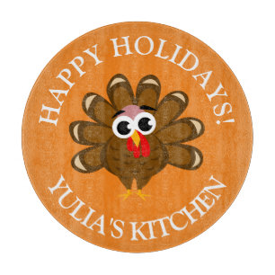 Personalisierter glücklicher die schneidebrett