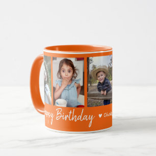 Personalisierter Glückwunsch zum Geburtstag 5 Foto Tasse