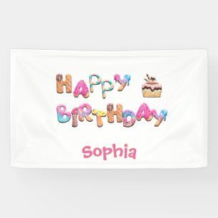 Personalisierter Glückwunsch zum Geburtstag Lecker Banner