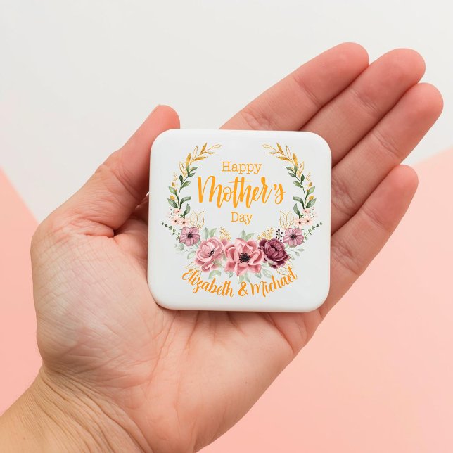 Personalisierter Glückwunsch zum Muttertag Blumenm Magnet (Von Creator hochgeladen)