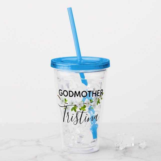 Personalisierter Godmata-Cup Acryltrinkbecher (Vorderseite Ice)