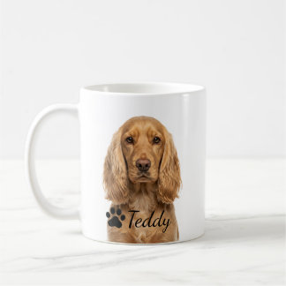 Personalisierter Golden Cocker Spaniel Hundebecher Kaffeetasse