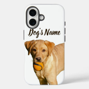 Personalisierter Golden Retriever - iPhone 16 Hülle