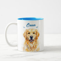 Personalisierter Golden Retriever Hundeliebhaber