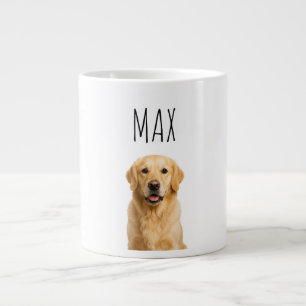 Personalisierter Golden Retriever Kaffeebecher — " Jumbo-Tasse