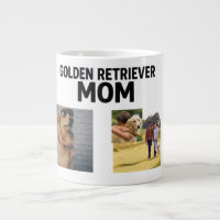 Personalisierter Golden Retriever Mom Becher - Ind