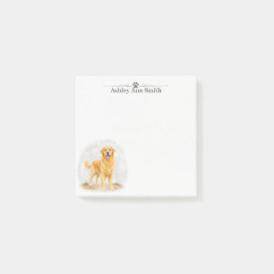 Personalisierter Golden Retriever Post-it-Notizblo Post-it Klebezettel