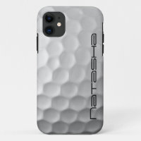 Personalisierter Golf Ball Dimples Textur Muster