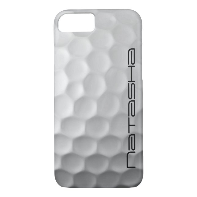Personalisierter Golf Ball Dimples Textur Muster Case-Mate iPhone Hülle (Rückseite)